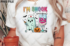 Cute Halloween-Themed I&#039;m Shook Illustration Product Image 2