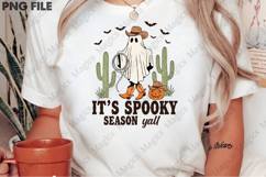 Cowboy Ghost Spooky Season Design Product Image 2