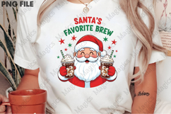 Christmas Santa&#039;s Favorite Coffee Png Product Image 2