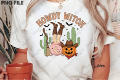 Western-Themed Halloween &#039;Howdy Witch&#039; Design Product Image 2
