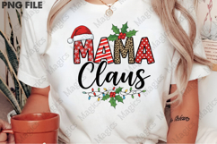 Retro Christmas Mama Png, Xmas Png Product Image 2
