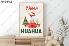Santa&#039;s Little Chihuahua Design, Christmas Dog Puns Png Product Image 3