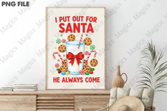 I Put out for Santa,Christmas Cookie Png Product Image 3