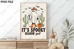 Cowboy Ghost Spooky Season Design Product Image 3