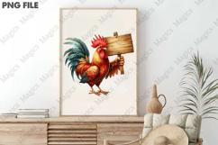 Proud Rooster Message PNG, Birthday Sublimation Design Product Image 3