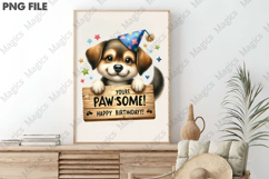 Party Puppy Sublimation, Birthday Sublimation Design Product Image 3
