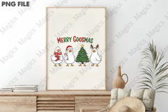 Funny Christmas Goose Png, Merry Goosmas Product Image 3
