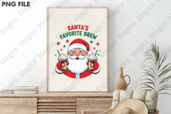 Christmas Santa&#039;s Favorite Coffee Png Product Image 3