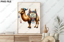 Adorable Camel Birthday PNG Product Image 3