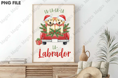 Joyful &#039;LABRADOR HOLIDAYS&#039; design, Christmas Dog Puns Png Product Image 3