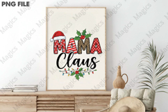 Retro Christmas Mama Png, Xmas Png Product Image 3