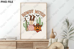 Western-Themed Halloween &#039;Howdy Witch&#039; Design Product Image 3