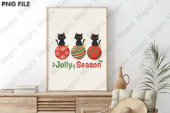 Christmas Jolly Season Cat Png Product Image 2