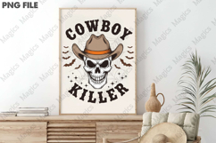 Western-Themed Halloween Illustration Product Image 3