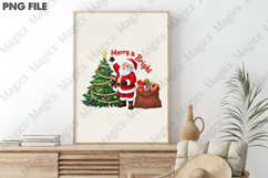 Merry &amp; Bright, Funny Santa Claus Png Product Image 3