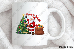Merry &amp; Bright, Funny Santa Claus Png Product Image 4