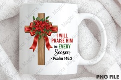 I Will Praise Him, Christmas Cross Png Product Image 4