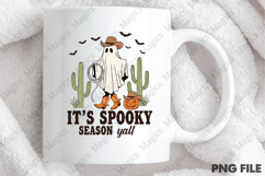 Cowboy Ghost Spooky Season Design Product Image 4