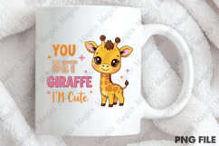 Charming, Cartoon-Style Illustration of a Baby Giraffe Product Image 4