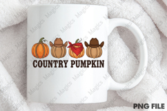 Western-Themed &#039;Country Pumpkin&#039; Design Product Image 4