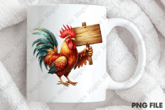 Proud Rooster Message PNG, Birthday Sublimation Design Product Image 4