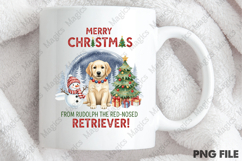 Christmas Golden Retriever Snow Globe design Product Image 4