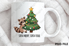 Sorta Merry Sorta Feral Png, Funny PNG Product Image 4