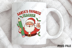 Vintage Christmas Png Santa Teacher Product Image 4