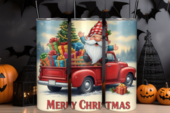 Merry Christmas Tumbler Wrap Design Product Image 1