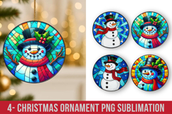 Christmas Ornaments Round Sublimation Product Image 1
