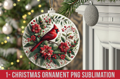 Christmas Ornaments Sublimation Png Product Image 1