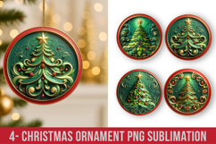 3D Christmas Ornaments Sublimation Product Image 1