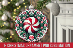 Christmas Ornaments Sublimation Png Product Image 1