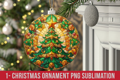 Christmas Ornaments Sublimation Png Product Image 1
