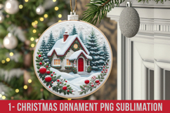 Christmas Ornaments Sublimation Png Product Image 1
