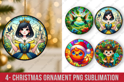 Christmas ornaments round ornaments sublimation, ornament Product Image 1