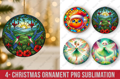 Christmas ornaments round ornaments sublimation, ornament Product Image 1