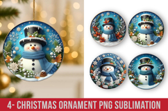3D Christmas Ornaments Sublimation Product Image 1