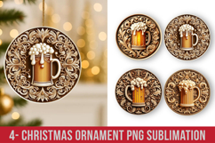 3D Christmas Ornaments Sublimation Product Image 1
