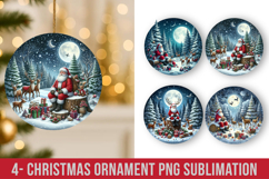 Christmas Ornaments Round Sublimation Product Image 1