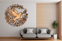 Peace Dove Laser Cut SVG Product Image 2