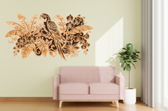 Tropical Bird Laser Cut File Product Image 3