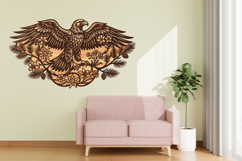 Eagle Floral Mandala SVG Laser Cut Product Image 3