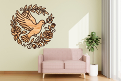 Peace Dove Laser Cut SVG Product Image 3
