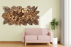 Toucan Jungle Laser Cut File Product Image 3