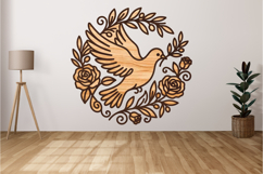 Peace Dove Laser Cut SVG Product Image 4