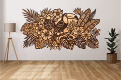 Toucan Jungle Laser Cut File Product Image 4