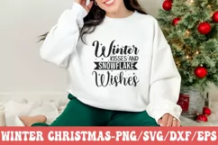 Winter Kisses & Snowflake Wishes SVG | Font Dollar Deals Product Image 3
