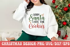 Sorry Santa i Ate The Cookies SVG | Dog Quote SVG Product Image 3