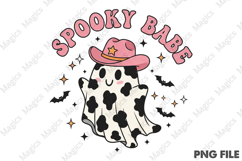 Spooky Babe Png Western Halloween Product Image 1